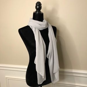 Brand New Grey Textured Chiffon Hijab/Scarf
